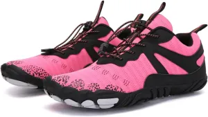 Barefoot Shoes for Women Fashion Walking Hiking Sneakers Workout Athletic Cross-Trainer Toe Shoes for Weightlifting Fitness Trail Running Gym Training