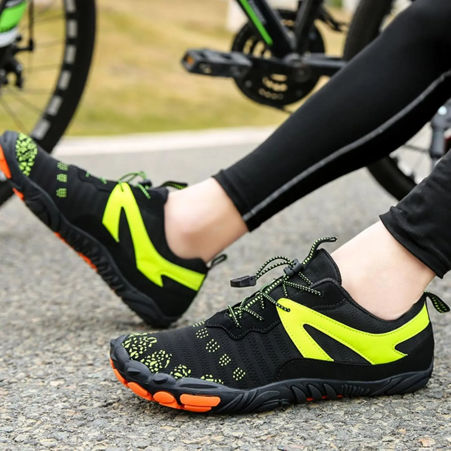 Barefoot Shoes for Women Fashion Walking Hiking Sneakers Workout Athletic Cross-Trainer Toe Shoes for Weightlifting Fitness Trail Running Gym Training