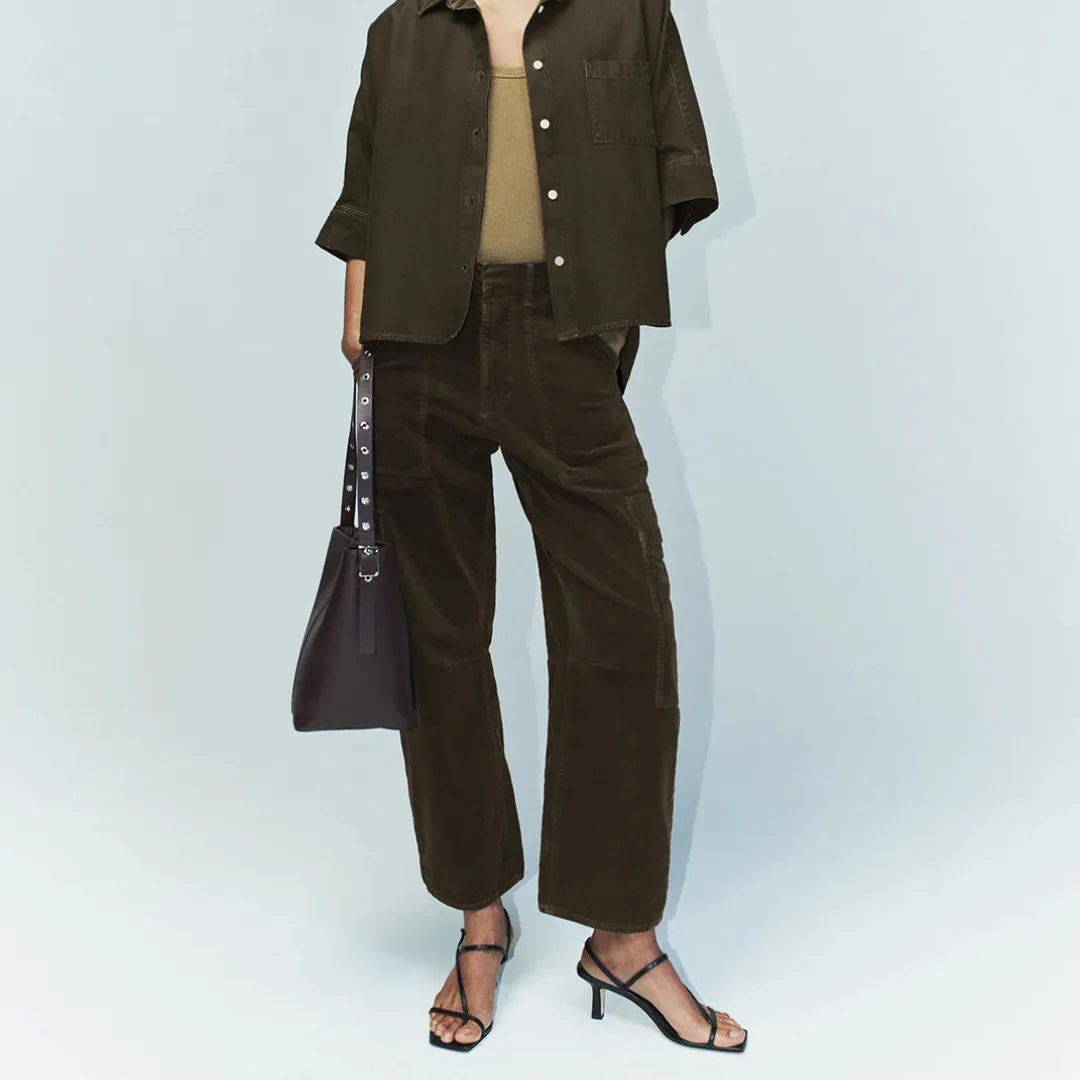 Citizens of Humanity : Marcelle Low Slung Cargo in Corduroy