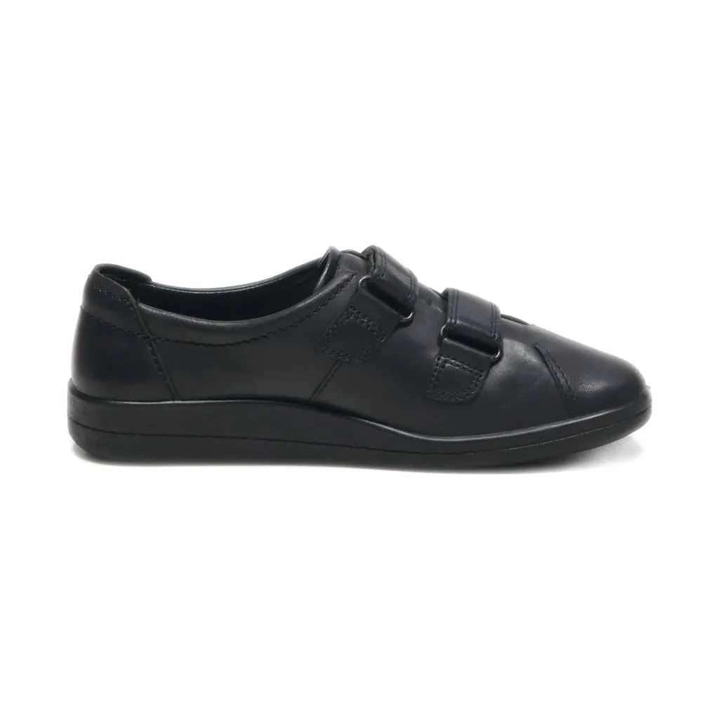 Ecco Low-Top Sneakers Leather Black Colour For Women