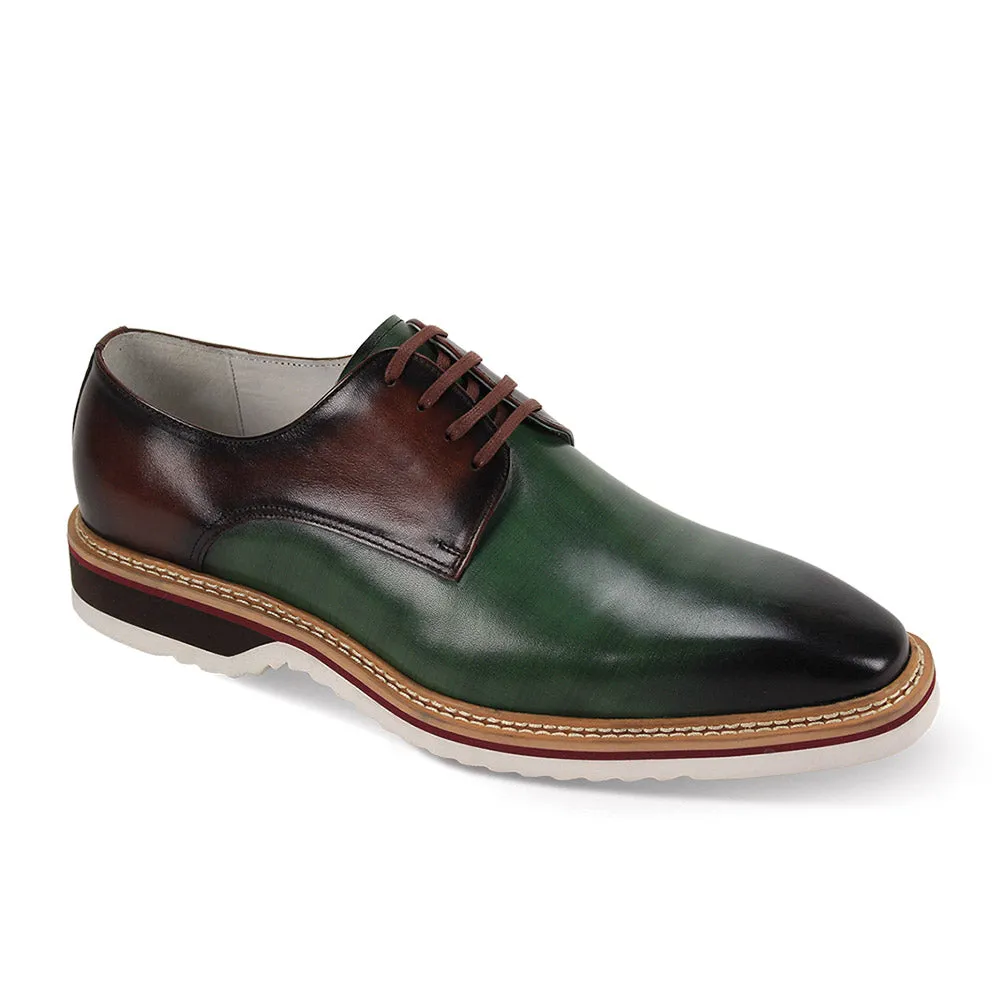 Giovanni Reggie Patina Two-Tone Derby Shoes
