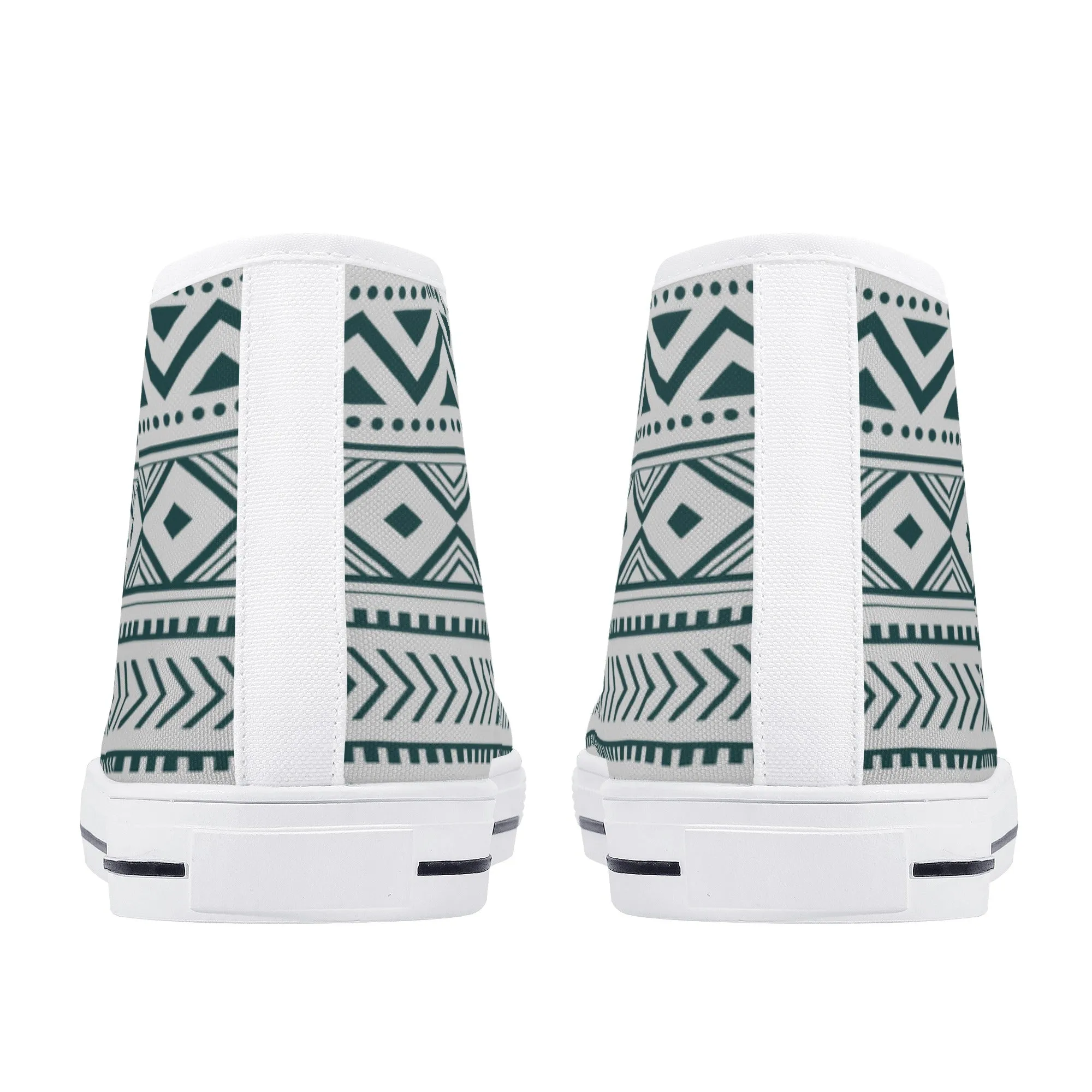 Women's High Top Canvas Shoes Silverado Southwestern Print