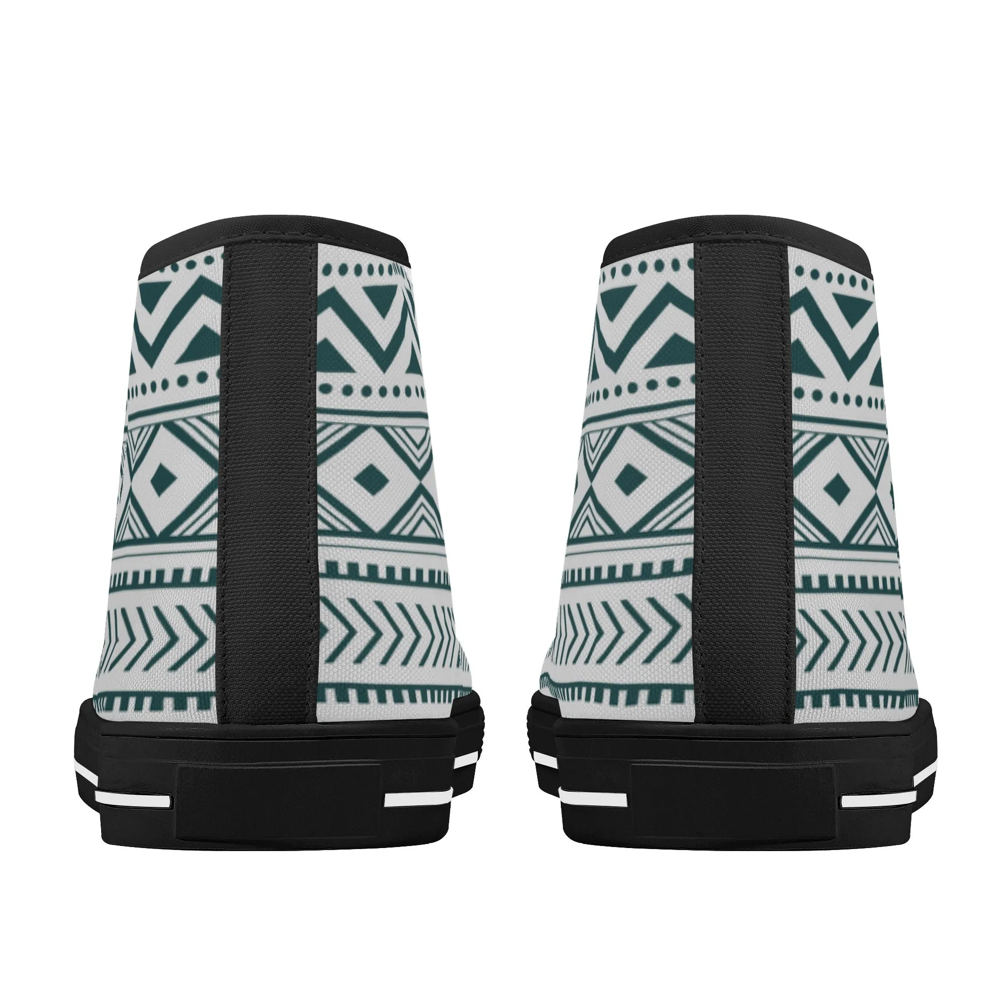Women's High Top Canvas Shoes Silverado Southwestern Print